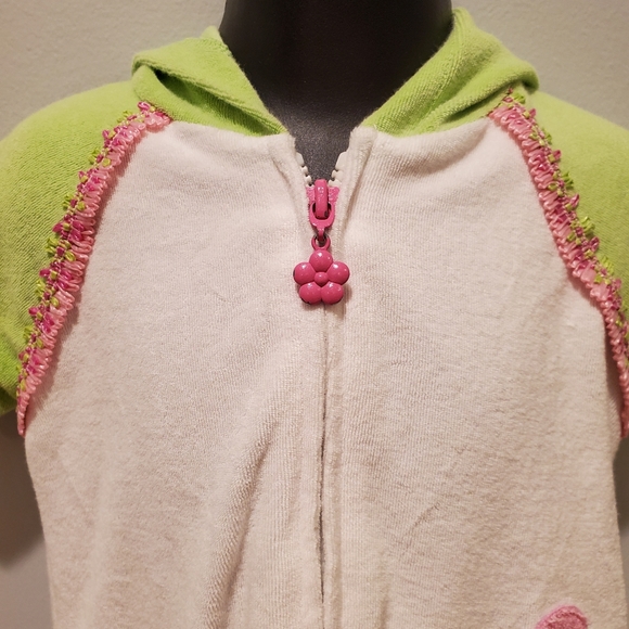 Baby Buns Inc Pink Flamingo Hooded Swimsuit Cover - Picture 4 of 10